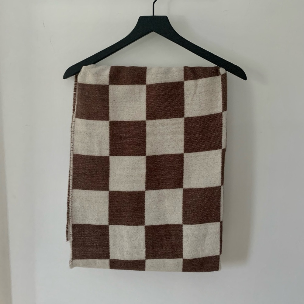 Checkered Winter Scarf
